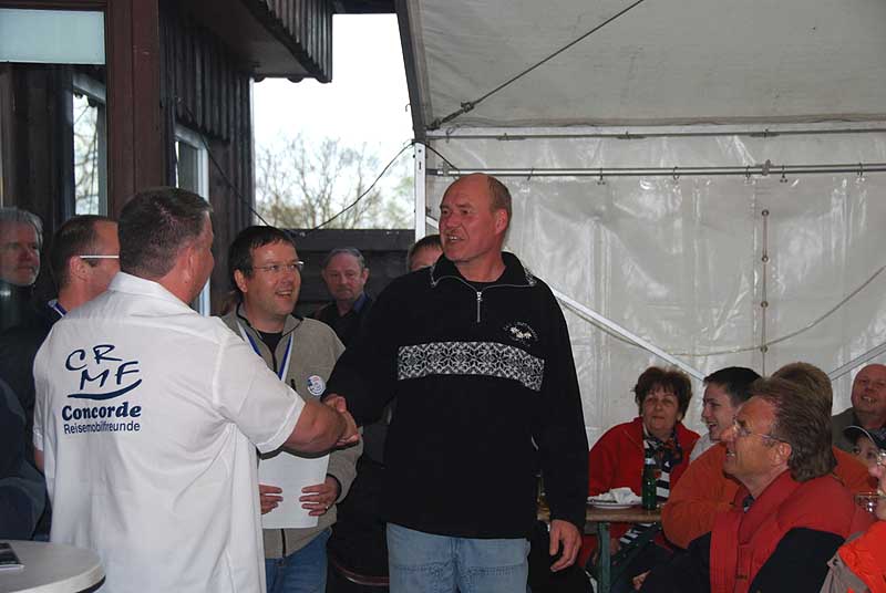 Bei der Siegerehrung