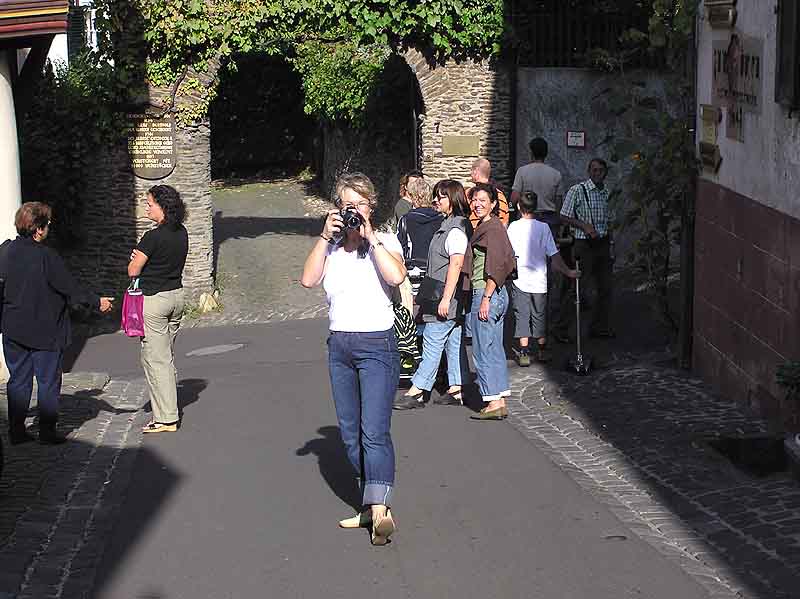 Irma beim Fotografieren