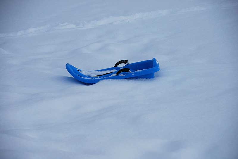 einsamer Schlitten von Ruben
