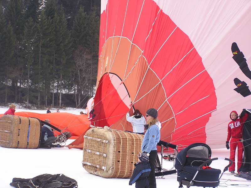Vorbereitungen zum Start
