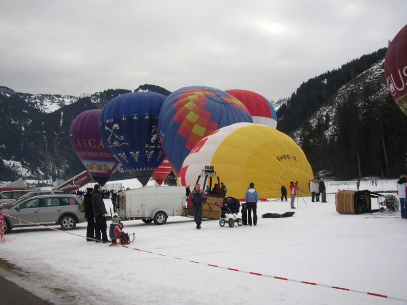 Vorbereitungen zum Start