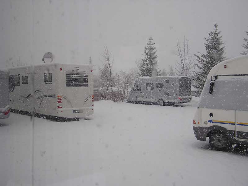 Es fängt an zu schneien