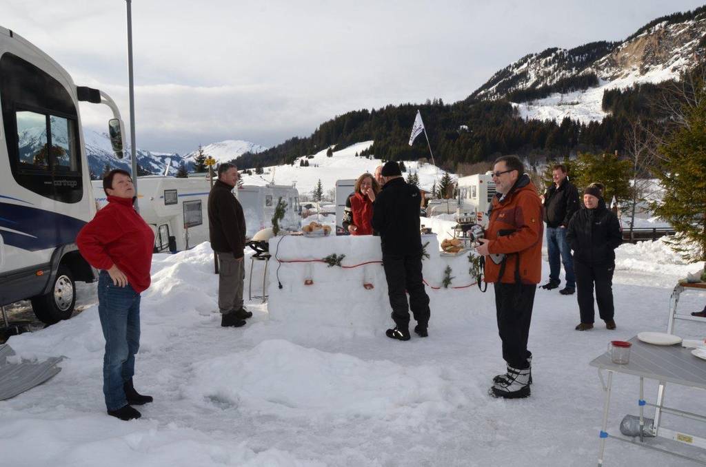 Neujahrsgrillen mit Sauerkraut