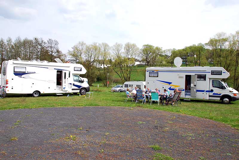 Kaffee und Kuchen gab's auch