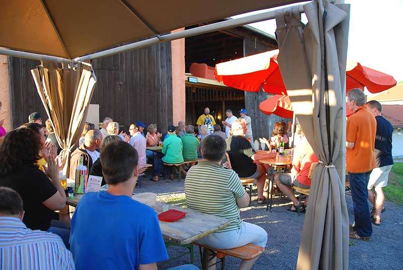 Bei der Siegerehrung