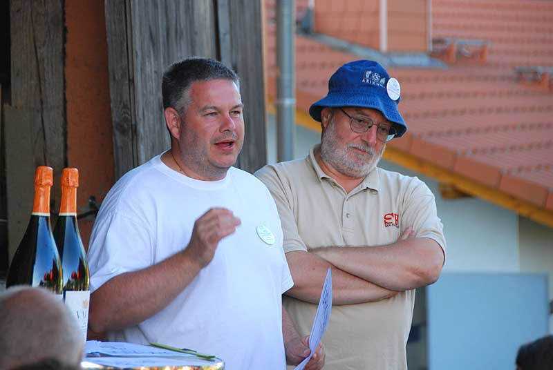 Bei der Siegerehrung