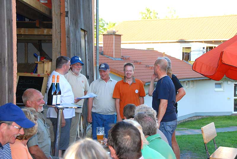 Bei der Siegerehrung