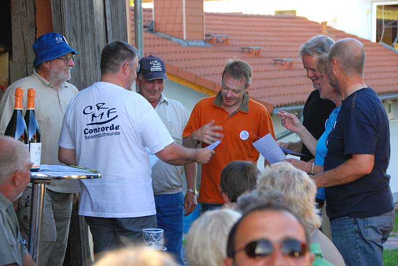 Bei der Siegerehrung