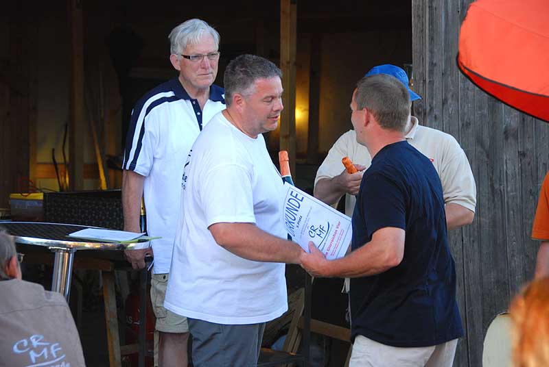 Bei der Siegerehrung