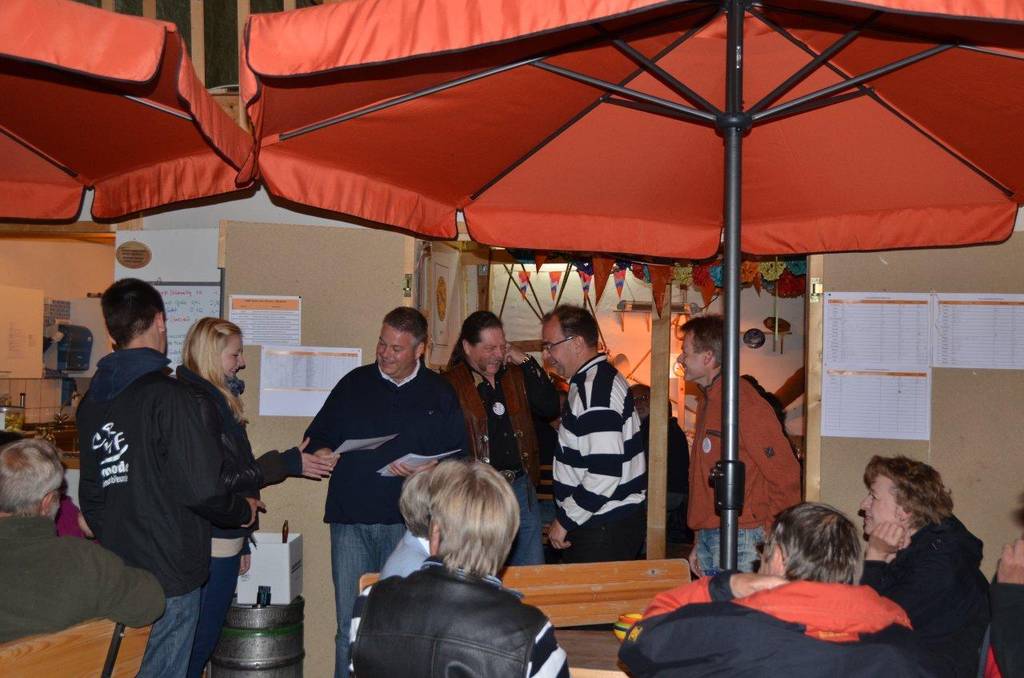 Bei der Siegerehrung