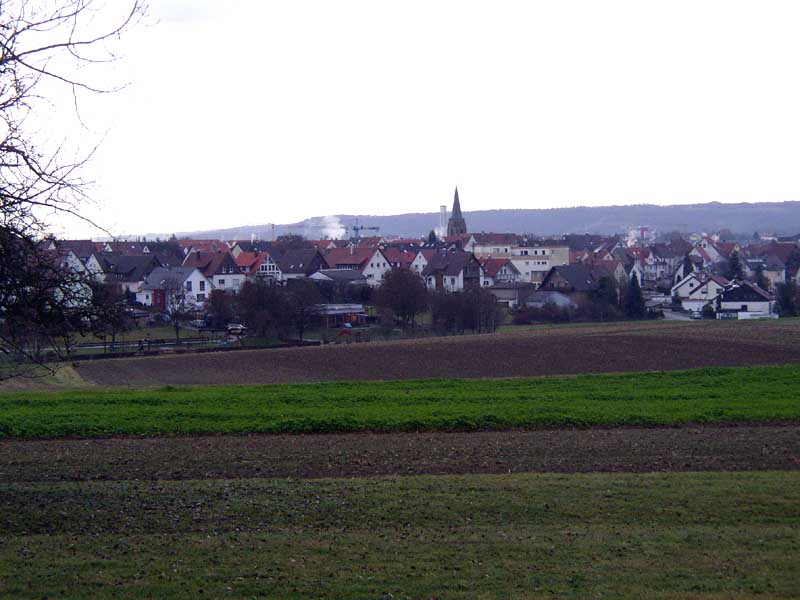 Blick Richtung Rutesheim