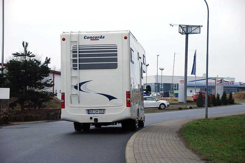 Beim Fahrtraining